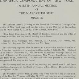 Board Meeting - 12th Annual...