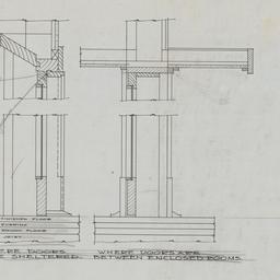 Wall sections, framing details