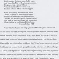Cross and the Lynching Tree...