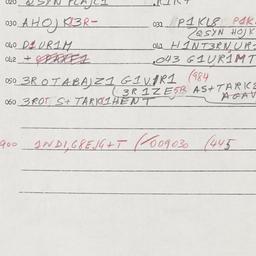 Eastern questionnaire, answ...