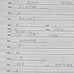 Eastern questionnaire, answ...
