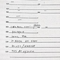Eastern questionnaire, answ...