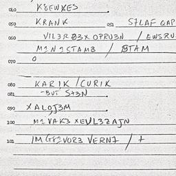 Eastern questionnaire, answ...