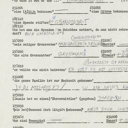 Western questionnaire, answ...