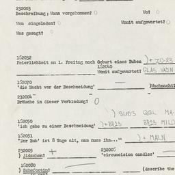 Western questionnaire, answ...