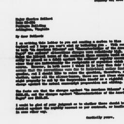 Letter from Ordway Tead to ...
