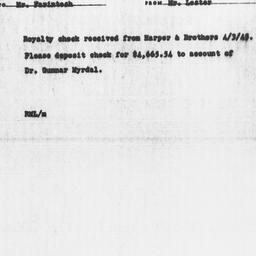 Memorandum from Robert M. L...