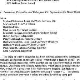 Minutes, 2001-02-06. Ethics...