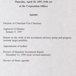 Meeting of the Finance and ...