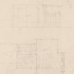Second floor plan, exterior...