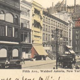 Fifth Ave., Waldorf Astoria...