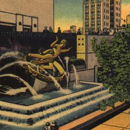 Prometheus Fountain in Rock...