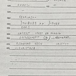 Eastern questionnaire, answ...