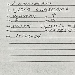 Eastern questionnaire, answ...