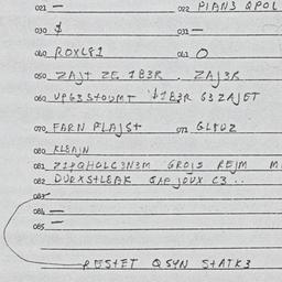 Eastern questionnaire, answ...