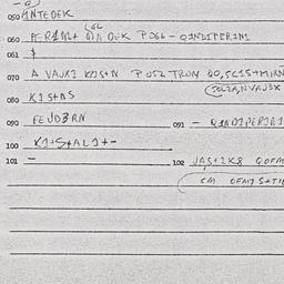 Eastern questionnaire, answ...