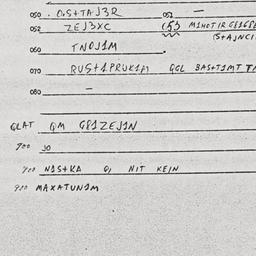 Eastern questionnaire, answ...