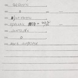 Eastern questionnaire, answ...