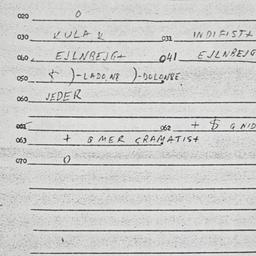 Eastern questionnaire, answ...