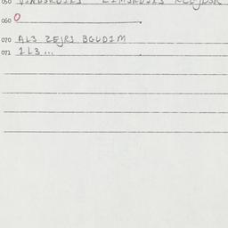 Eastern questionnaire, answ...