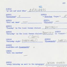 Western questionnaire, answ...