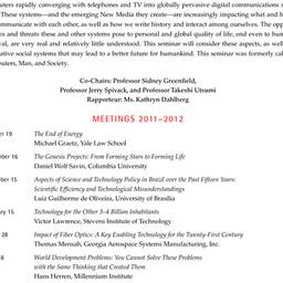 Schedules, Knowledge, Techn...