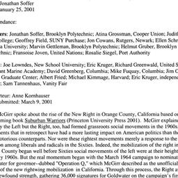 Minutes, 2001-01-25. Twenti...