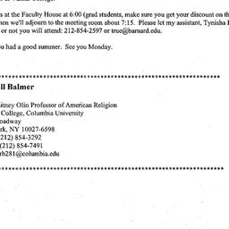 Announcements, 2003-09-22. ...