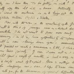 Letter to Tharchin on his T...