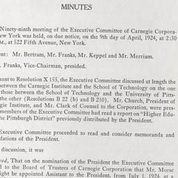 Executive Committee Meeting