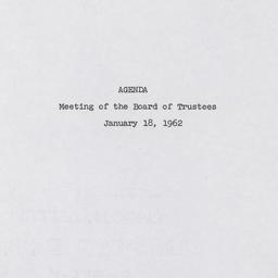 Meeting of the Board of Tru...