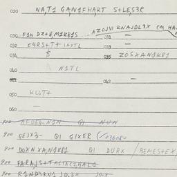 Eastern questionnaire, answ...