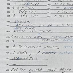 Eastern questionnaire, answ...