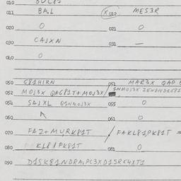 Eastern questionnaire, answ...