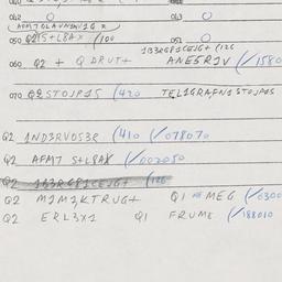 Eastern questionnaire, answ...