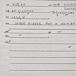 Eastern questionnaire, answ...