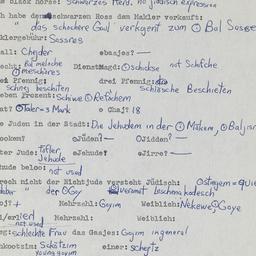 Western questionnaire, answ...