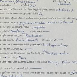 Western questionnaire, answ...