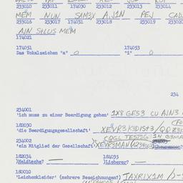 Western questionnaire, answ...