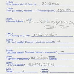 Western questionnaire, answ...