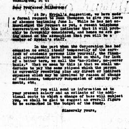 Letter from Frederick P. Ke...