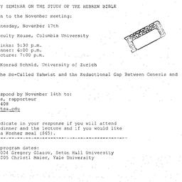 Announcements, 2004-11-17. ...