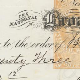 National Broadway Bank. Bil...