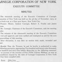 Executive Committee Meeting