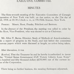 Executive Committee Meeting