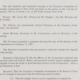 Executive Committee Meeting...