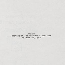 Executive Committee Meeting