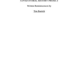 COVID-19 pandemic chronicle...