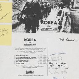 Korea : the unknown war