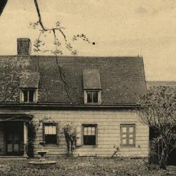 Old Bowne House, Erected 16...